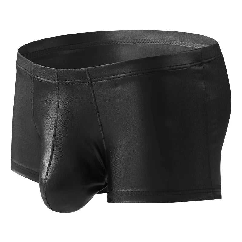 Mens Faux Leather Boxers