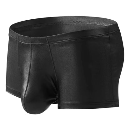 Mens Faux Leather Boxers