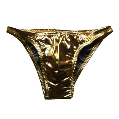 Men's Shinny Leather Panties