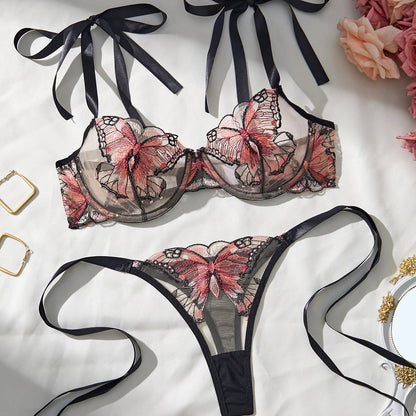 Sexy Butterfly Bra Panty Set