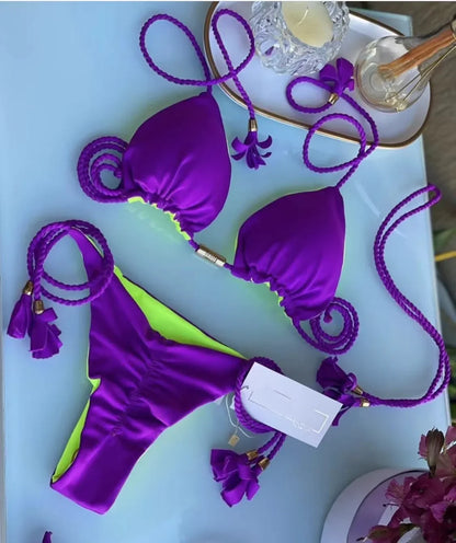 Multicolor Women Bikini