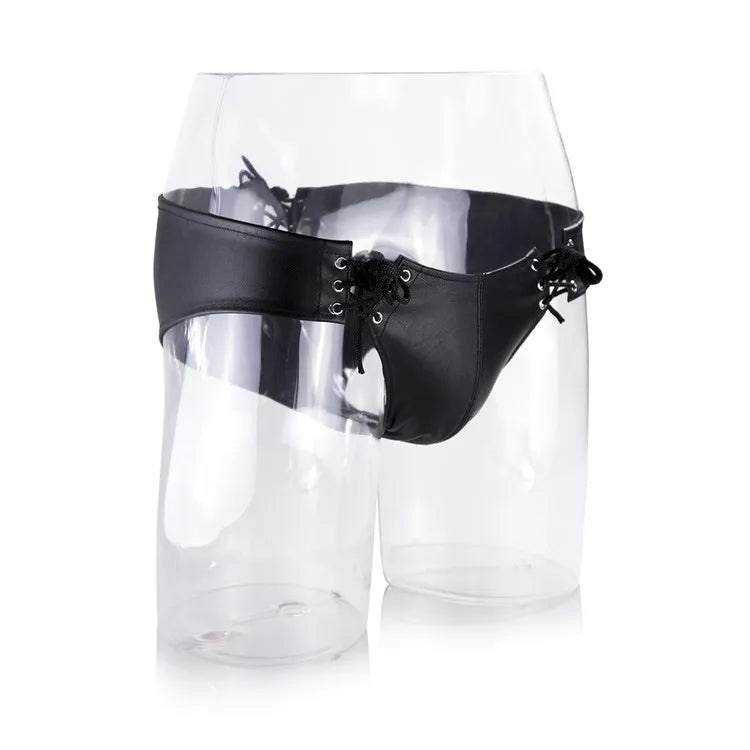 Leather Metallic Shiny Boy Shorts