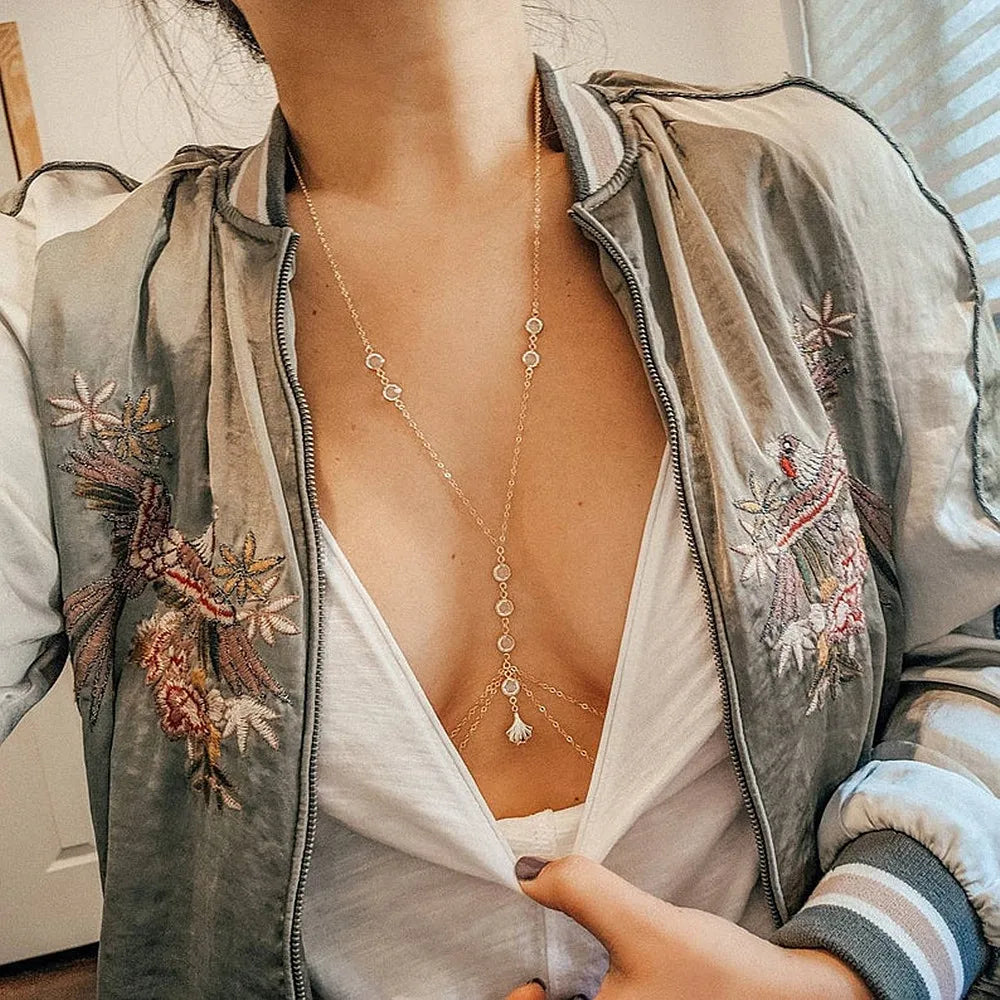 Metal Women Body Chain