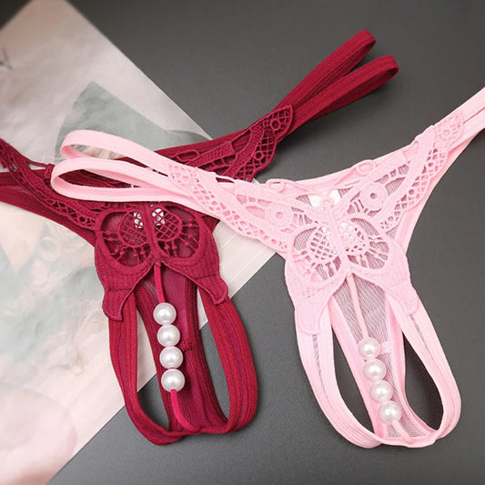 Butterfly Panties Beading Lingerie