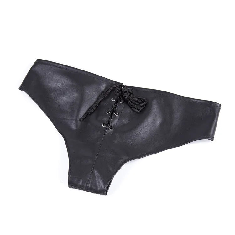 Leather Metallic Shiny Boy Shorts