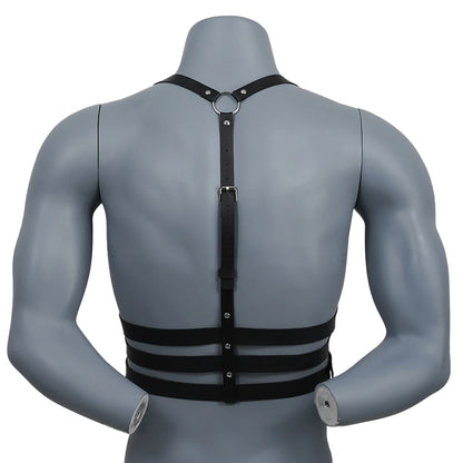 BDSM Leather Harness Belt
