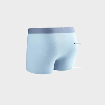 4Pcs Ice Silk Man Breathable Boxer