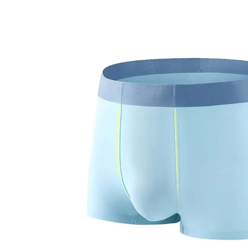 4Pcs Ice Silk Man Breathable Boxer