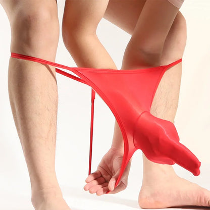 Seamless Sheer Men Thongs