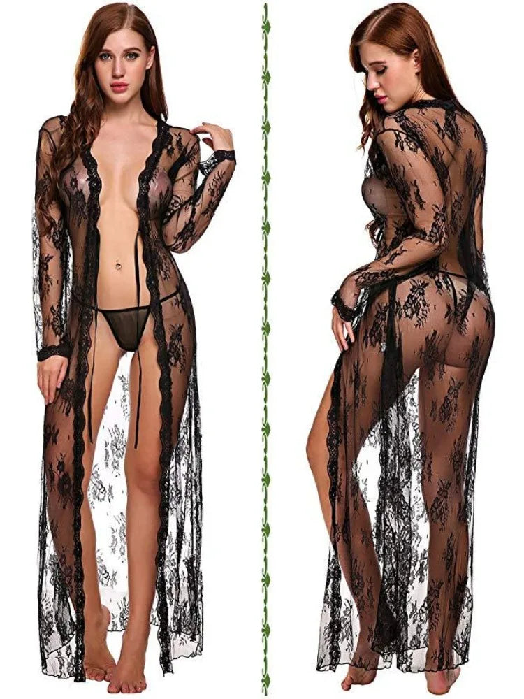 Women Transparent Exotic Nightgown