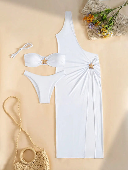 Halterneck swimsuit set