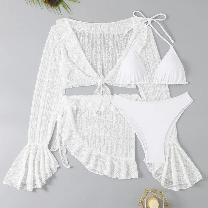Long-sleeve Cover-up Swimwear