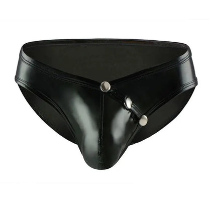 Men Pouch Leather Panties
