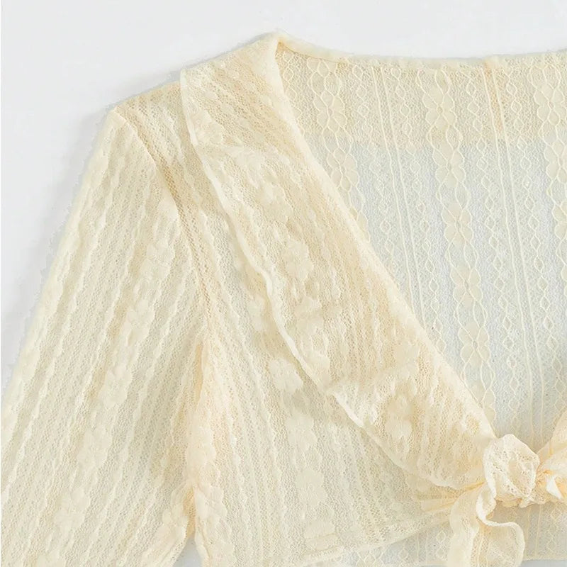 Long-sleeve Cover-up Swimwear