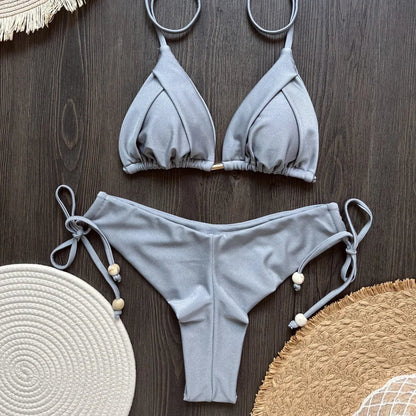 Push Up Beach Bikini Set